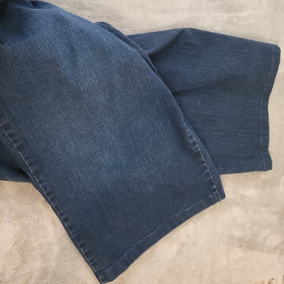 Gloria Vanderbilt Womens Jeans 18 All Around Slim Amanda Capri Dark CAP30E - Picture 4 of 9